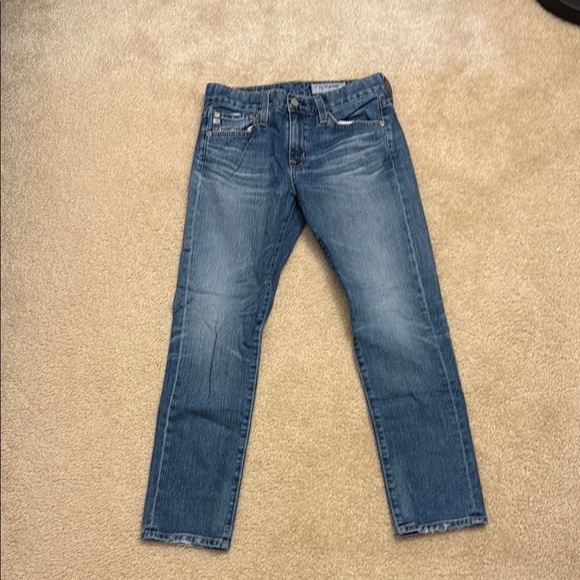 AG Women’s Ex Boyfriend Slim Blue Denim Jeans